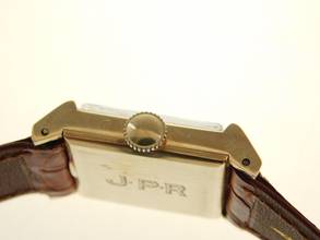 Thumbnail von Girard Perregaux Classic Tank - Rare Vintage 14K Yellow Gold Men's Watch Hand-wound early GP men's watch solid yellow gold in original condition