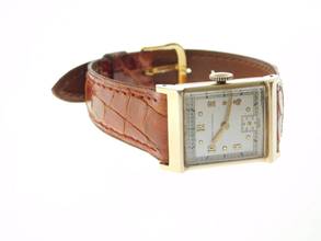 Thumbnail von Girard Perregaux Classic Tank - Rare Vintage 14K Yellow Gold Men's Watch Hand-wound early GP men's watch solid yellow gold in original condition