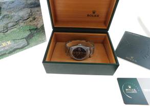 Thumbnail von Rolex Datejust 36 Stahl 36 mm Saphirglas mit schwarzem Zifferblatt Volle Rolex Garantie Rolex Revision Garantie bis 2028 verklebt !