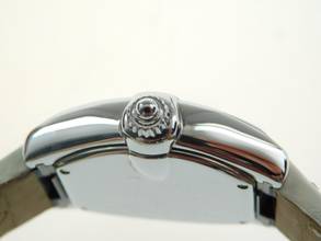 Thumbnail von Cartier Roadster Lady mit original Stahlband und rosa Zifferblatt im Top Zustand mit drei original Bändern zum wechseln im Top Zustand