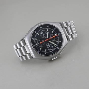 Tutima Military Chronograph Ref. 798 Automatik Day/Date Ø 43 mm orig Papiere (nicht datiert)