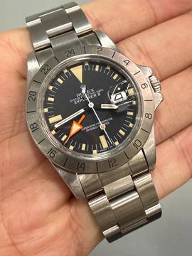 Rolex Explorer II Freccione aka Orange Hand Tritium Dial