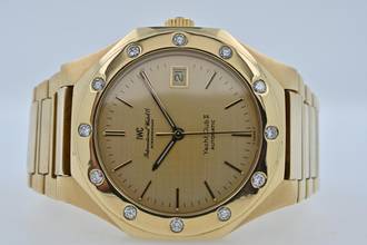 IWC Yacht Club II 18k Yellow Gold Diamond Bezel Extract from the Archives 9129