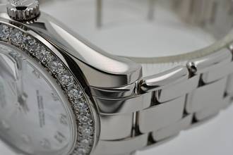 Thumbnail von Rolex Datejust Oyster Pearlmaster 18k Factory Diamond Dial Bezel 81299 34mm LC100