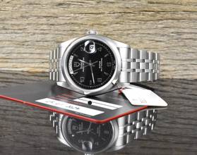 Thumbnail von Tudor Prince Date 76200 · Automatic · Stahl · unpoliert · Full Set · Black