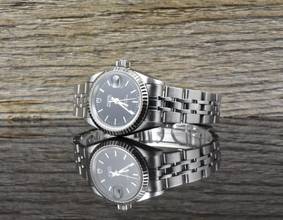 Thumbnail von Tudor Princess 92414 Stahl & Weißgold Automatic - unpoliert - Black Dial