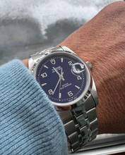 Thumbnail von Tudor Prince Oysterdate 74000N NOS UNGETRAGEN Blue Dial Automatik Full Set