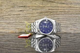 Thumbnail von Tudor Prince Oysterdate 74000N NOS UNGETRAGEN Blue Dial Automatik Full Set