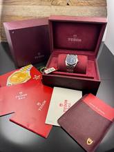 Thumbnail von Tudor Prince Oysterdate 74000N NOS UNGETRAGEN Blue Dial Automatik Full Set