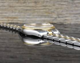 Thumbnail von Tudor Prince Date 74033 · Stahl/Gold · Diamond Dial · Medium · 34 mm