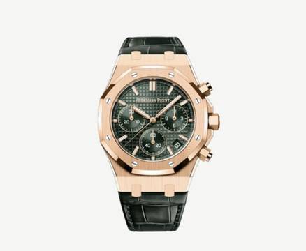 Audemars Piguet Royal Oak Chronograph Roségold Green 26240OR - New - Fullset 2026