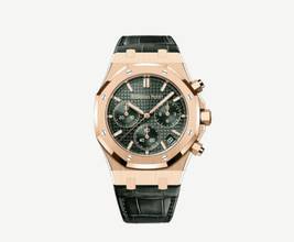Thumbnail von Audemars Piguet Royal Oak Chronograph Rose Gold Green 26240OR - New - Fullset 2026