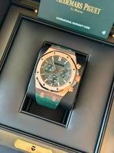 Thumbnail von Audemars Piguet Royal Oak Chronograph Rose Gold Green 26240OR - New - Fullset 2026