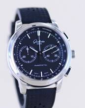 Thumbnail von Glashütte Original Senator Chronograph XL Black 44mm Klassiker Cal 39 Edelstahl rar B+P