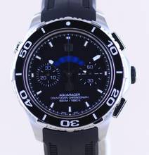  TAG Heuer Aquaracer 500M Chronograph 300m Regatta Timer 43mm Ceramic Automatic B+P 