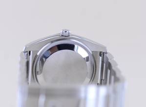 Thumbnail von Rolex Oyster Perpetual Date Blue 34mm Index Dial Weißgold Steel 115234 Top Unisex B+P