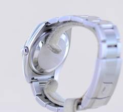 Thumbnail von Rolex Oyster Perpetual Date Blue 34mm Index Dial Weißgold Steel 115234 Top Unisex B+P