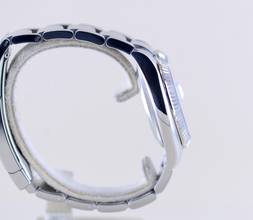 Thumbnail von Rolex Oyster Perpetual Date Blue 34mm Index Dial Weißgold Steel 115234 Top Unisex B+P