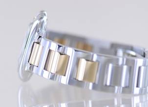 Thumbnail von Cartier Ballon Bleu Steel Gold 28mm Klassiker Luxusuhr Silver roman dial Lady