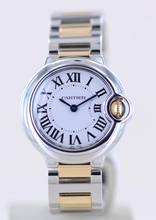 Thumbnail von Cartier Ballon Bleu Steel Gold 28mm Klassiker Luxusuhr Silver roman dial Lady