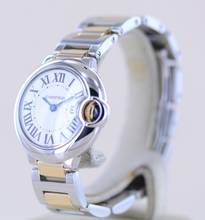 Thumbnail von Cartier Ballon Bleu Steel Gold 28mm Klassiker Luxusuhr Silver roman dial Lady