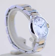 Thumbnail von Cartier Ballon Bleu Steel Gold 28mm Klassiker Luxusuhr Silver roman dial Lady