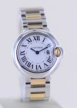 Thumbnail von Cartier Ballon Bleu Steel Gold 28mm Klassiker Luxusuhr Silver roman dial Lady