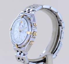 Thumbnail von Breitling Chronomat Stahl Gold Yachting Regatta White Dial Pilotband 39mm Chronograph