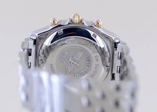 Thumbnail von Breitling Chronomat Stahl Gold Yachting Regatta White Dial Pilotband 39mm Chronograph