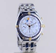 Thumbnail von Breitling Chronomat Stahl Gold Yachting Regatta White Dial Pilotband 39mm Chronograph