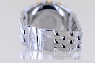 Thumbnail von Breitling Chronomat Stahl Gold Yachting Regatta White Dial Pilotband 39mm Chronograph