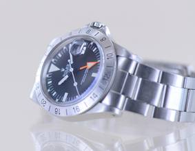 Thumbnail von Rolex Explorer II 1655 Steve McQueen Tritium schwarz Klassiker 1971 B+P