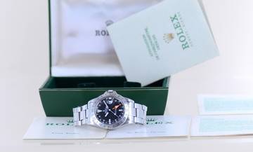 Thumbnail von Rolex Explorer II 1655 Steve McQueen Tritium schwarz Klassiker 1971 B+P