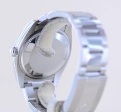 Thumbnail von Rolex Oyster Perpetual Date black 34mm Stick Dial Oysterband Steel 115200 Automatic B+P Top