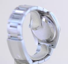 Thumbnail von Rolex Oyster Perpetual Date black 34mm Stick Dial Oysterband Steel 115200 Automatic B+P Top