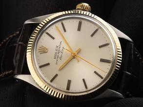Thumbnail von Rolex Air King Precision Ref.5500 Bj.1972 Box&Beschreibung original Vintage Unpoliert Air King