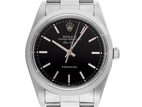  Rolex Air King Precision Ref.14000 1990 Box&Beschreibung sehr gut Vintage Air King Precision Oyster 