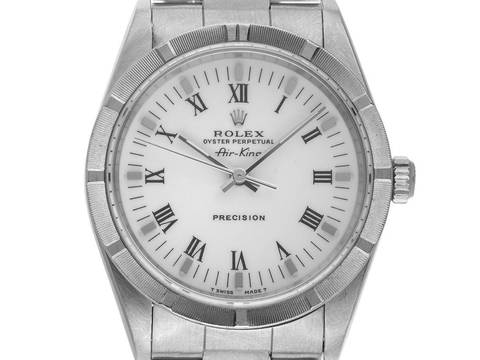  Rolex Air King Precision Ref.14010 1996 Box&Beschreibung Original Vintage Unpoliert Air King Precision Stahl 