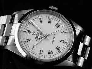 Thumbnail von Rolex Air King Precision Ref.14010 1996 Box&Beschreibung Original Vintage Unpoliert Air King Precision Stahl