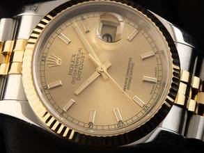 Thumbnail von Rolex Datejust 36 Ref.116233 2006 Full Set Original Vintage Unpoliert Datejust Jubilé