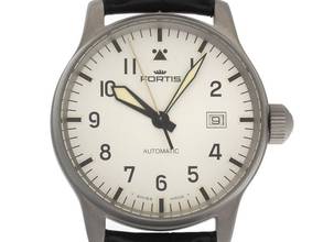  Fortis Flieger Ref.595.10.46 Bj.1993 original Box sehr gut Vintage Flieger Faltschließe 