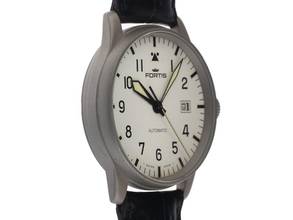 Thumbnail von Fortis Flieger Ref.595.10.46 Bj.1993 original Box sehr gut Vintage Flieger Faltschließe