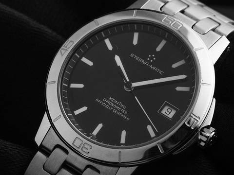  Eterna Matic Kontiki Ref.1401.47 Bj.1999 sehr gut Vintage Kontiki 