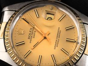 Thumbnail von Rolex Oyster Perpetual Date Ref.1505 Bj.1979 original Box sehr gut Vintage Oyster Perpetual Date open 6/9 Oyster