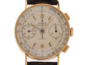 Rolex Chronograph Antimagnetic Chronograph 18kt Roségold Ref.3371 Bj.1940 original Vntage Unpoliert Antimagnetic Chronograph 18kt Roségold 