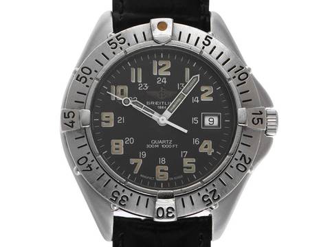  Breitling Colt Quartz Ref.A57035 Bj.1992 original Box original Vintage Unpoliert Colt 