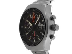 Thumbnail von Sinn 157 Ref.157 Bj.1992 Box&Beschreibung sehr gut Vintage 157 Chronograph Day-Date Lemania