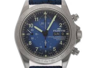  Fortis Classic Cosmonauts Ref.630.22.141 Bj.2010 Full Set original Vintage Unpoliert Cosmonauts Day-Date Chonograph 