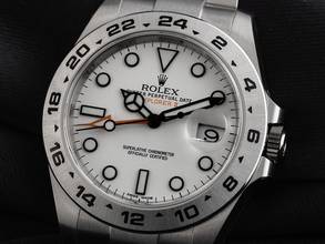 Thumbnail von Rolex Explorer II Ref.216570 Bj.2018 Full Set sehr gut Vintage Explorer II
