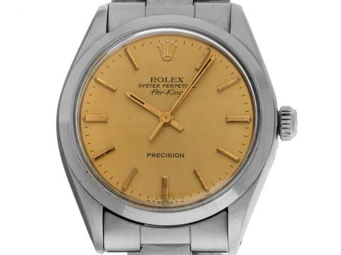  Rolex Air King Oyster Perpetual Air King Precision Ref.5500 Bj.1978 original Box original Vintage Unpoliert Air King Precision 